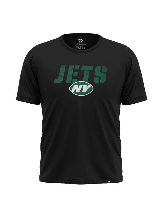 47 Single Jersey Crew Neck Tee Shirt For Men-Black-AN2912