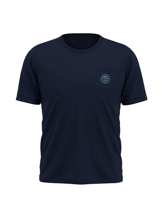 BB Single Jersey Crew Neck Tee Shirt For Men-Navy-BE16897