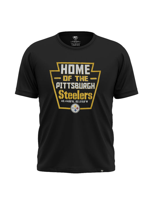 47 Single Jersey Crew Neck Tee Shirt For Men-Black-AN2912