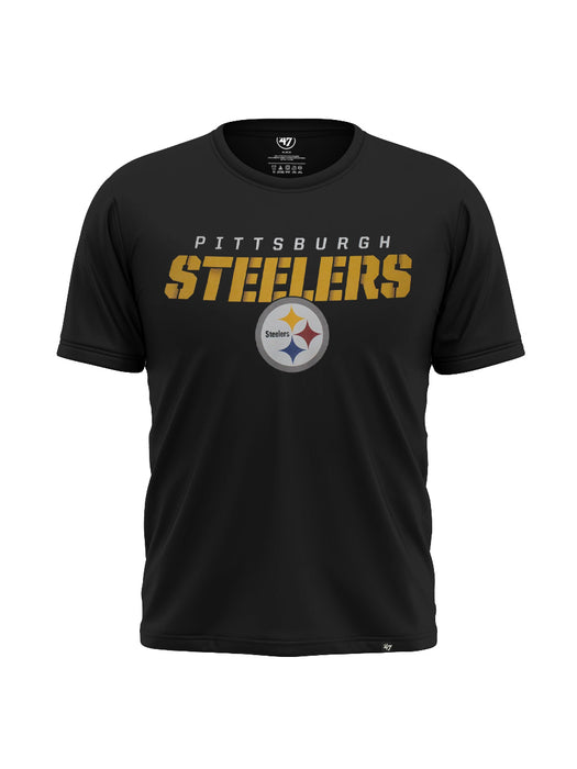 47 Single Jersey Crew Neck Tee Shirt For Men-Black-AN2912