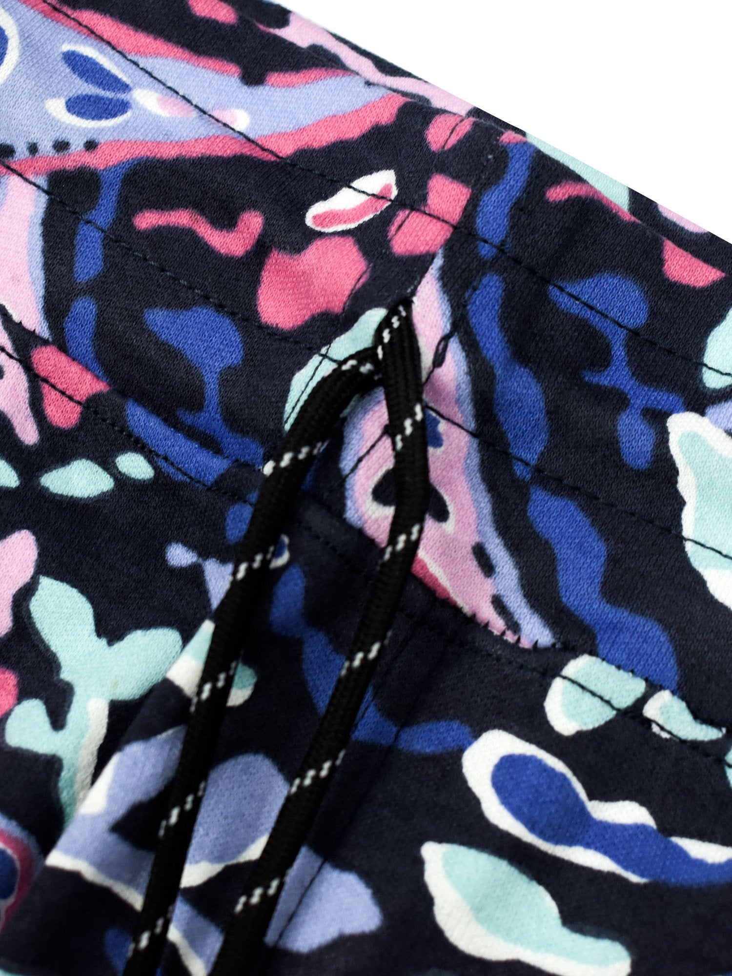 Next Summer Signle Jersey Short For Men-Navy with Allover Print-RT977