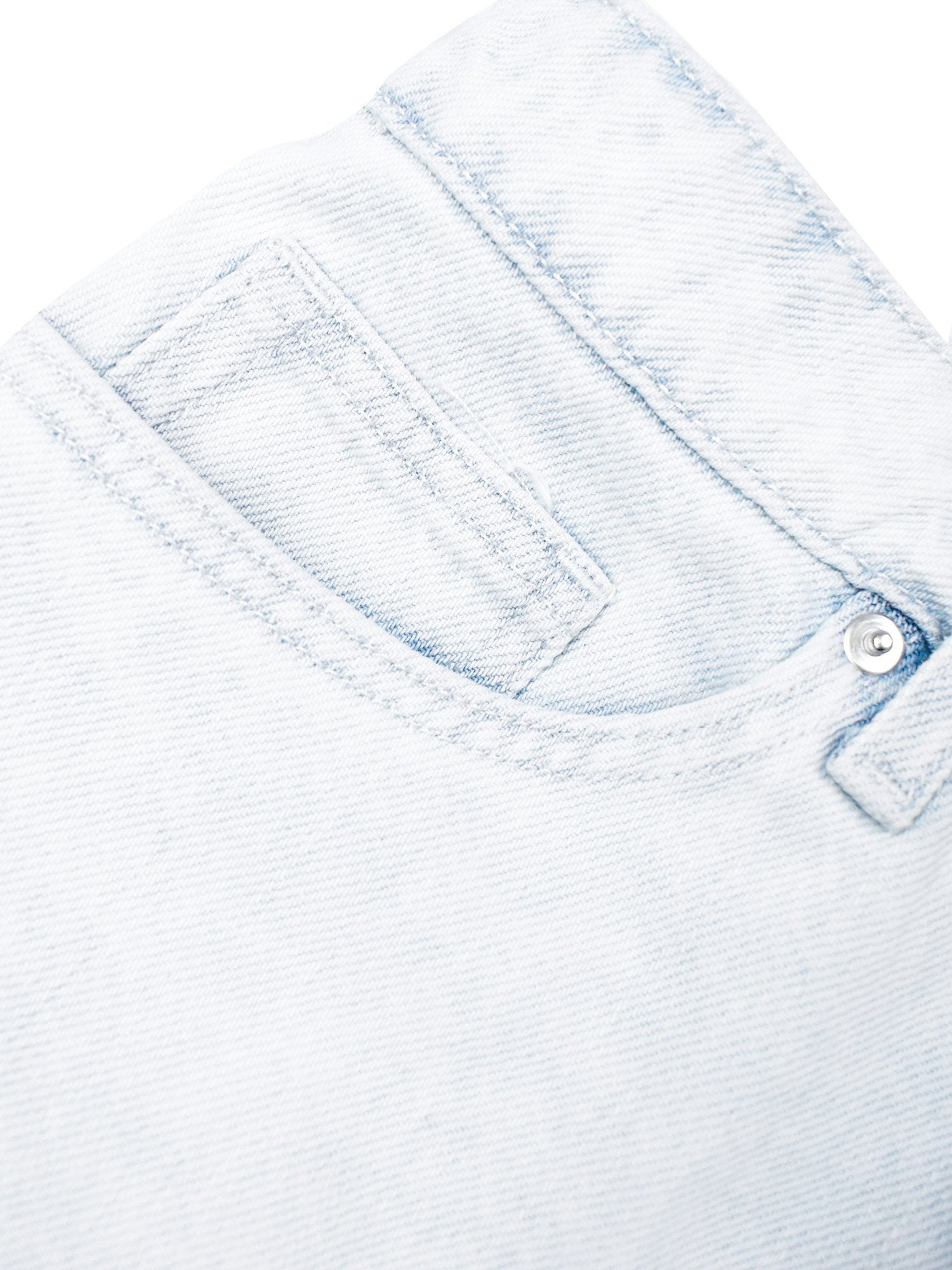 H&M Denim Short For Ladies-Light Blue Wash-CSD113