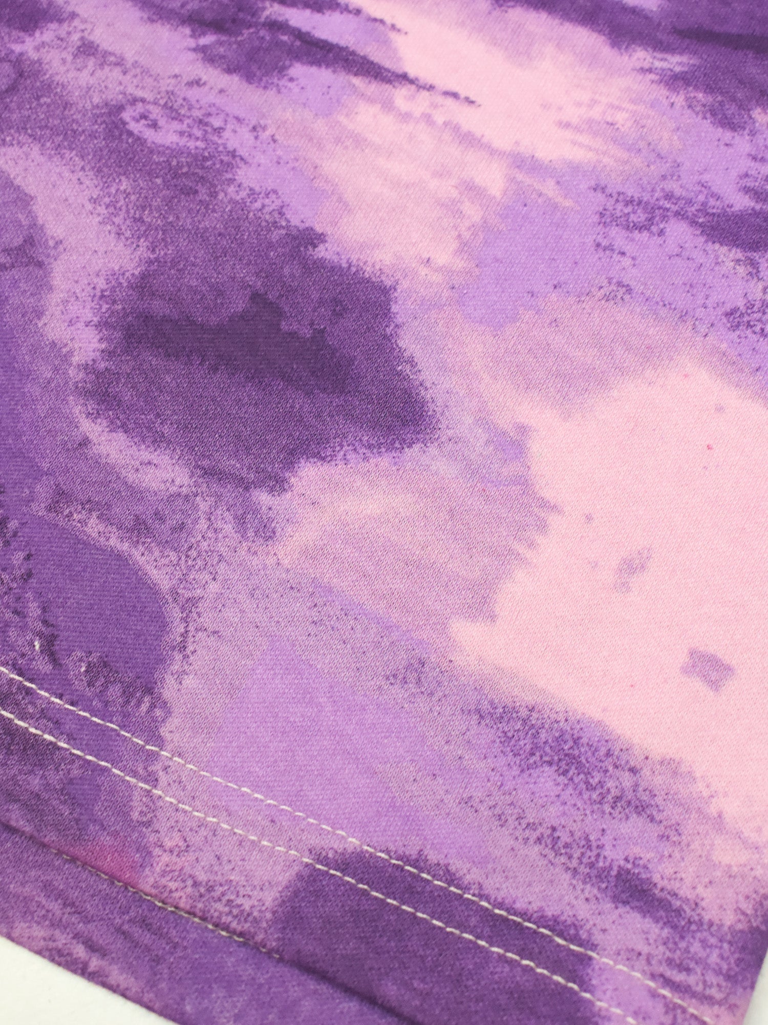 Next Summer Single Jersey Short For Men-Allover Purple Blue Print-SP8298