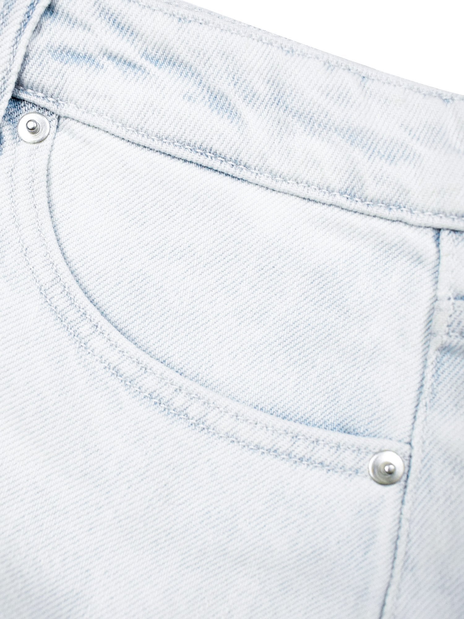 H&M Denim Short For Ladies-Light Blue Wash-CSD113