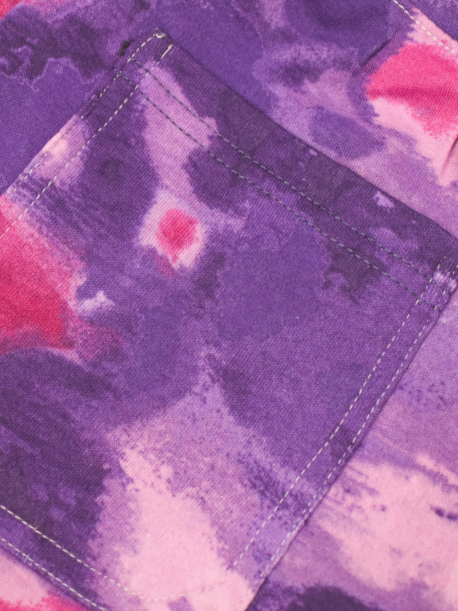 Next Summer Single Jersey Short For Men-Allover Purple Blue Print-SP8298