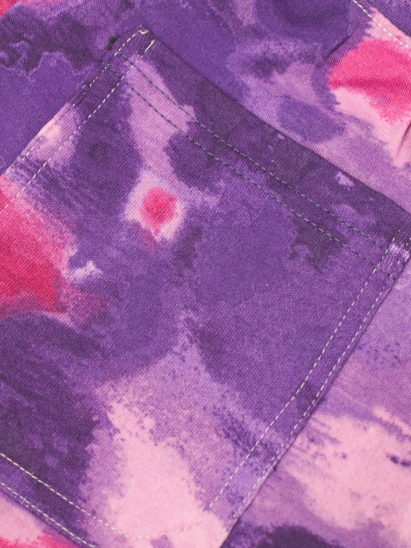 Next Summer Single Jersey Short For Men-Allover Purple Blue Print-SP8298