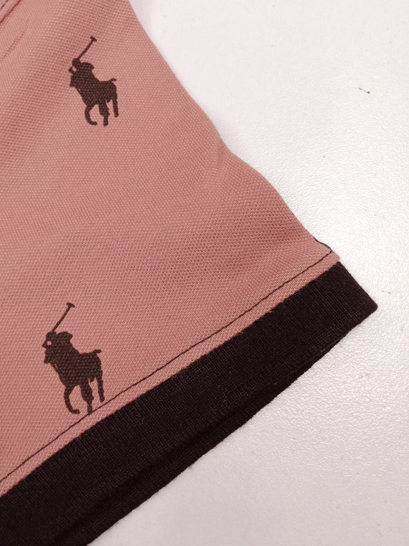 Summer Polo Shirt For Men-Coral Pink-AN3957