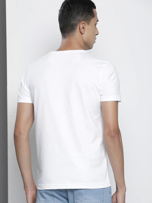Summer Tee Shirt For Men-White-AN4065