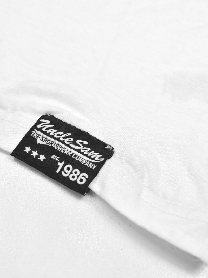 Summer Tee Shirt For Men-White With Print-AN4063