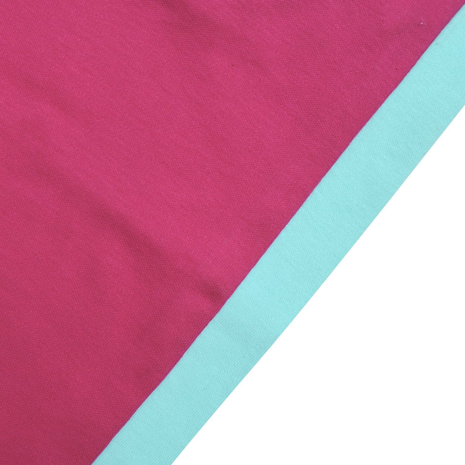 TH Both Seasons Regular Fit Trouser For Men-Magenta with Cyan Stripe-BE12703