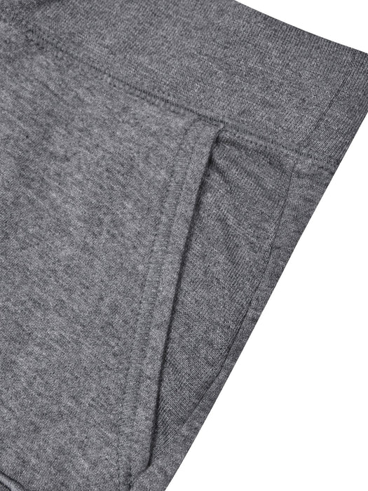 Slazenger Gathering Fit Fleece Jogger Trouser For Men-Charcoal Melange-BE15507