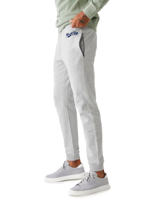 Drift King Slim Fit Fleece Trouser For Men-Grey Melange-RT1690