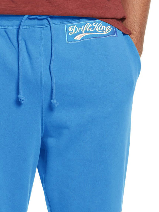 Drift King Regular Fit Zipper Fleece Jogger Trouser For Men-Cyan Blue-BE15392