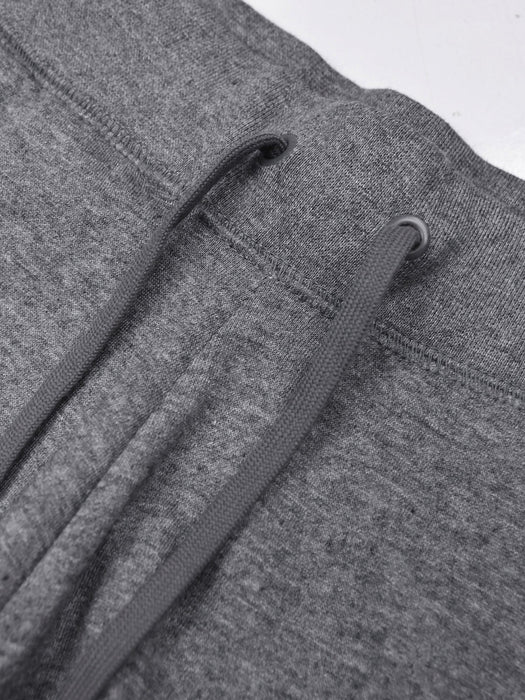 Slazenger Straight Fit Fleece Trouser For Men-Charcoal Melange-RT2111