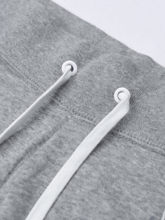 Drift King Regular Fit Fleece Trouser For Men-Grey Melange-BE15398