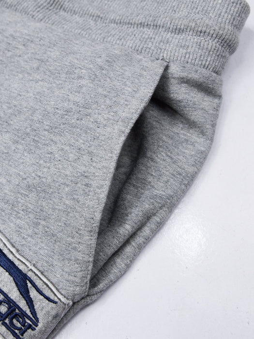 Slazenger Regular Fit Fleece Jogger Trouser For Men-Grey Melange-BE15512
