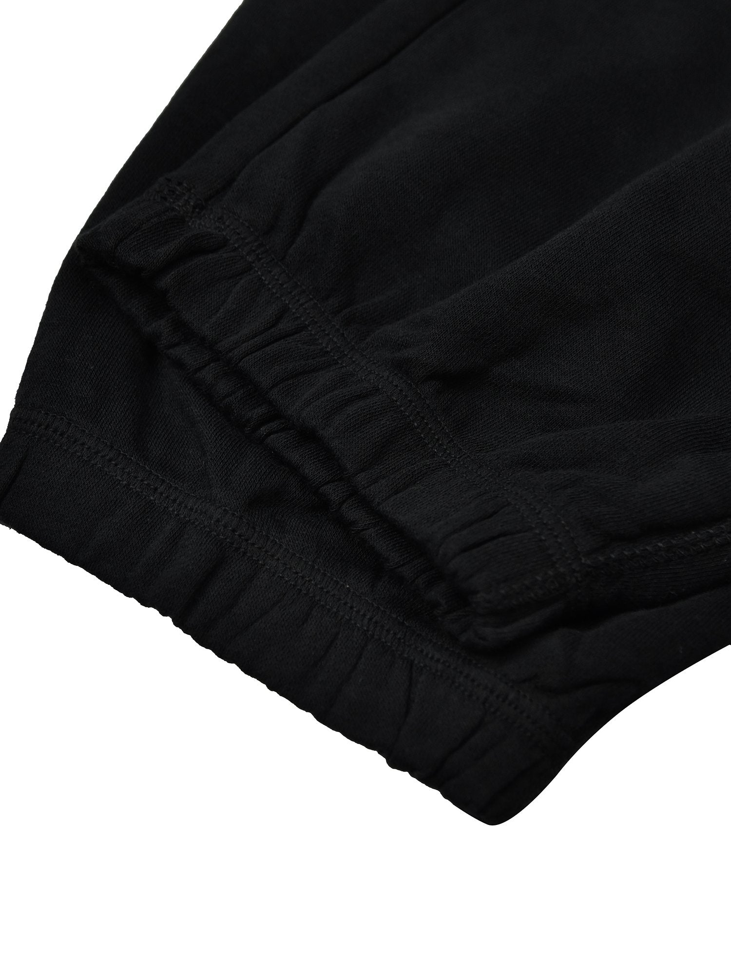 Slazenger Gathering Fit Fleece Jogger Trouser For Men-Black-RT2113