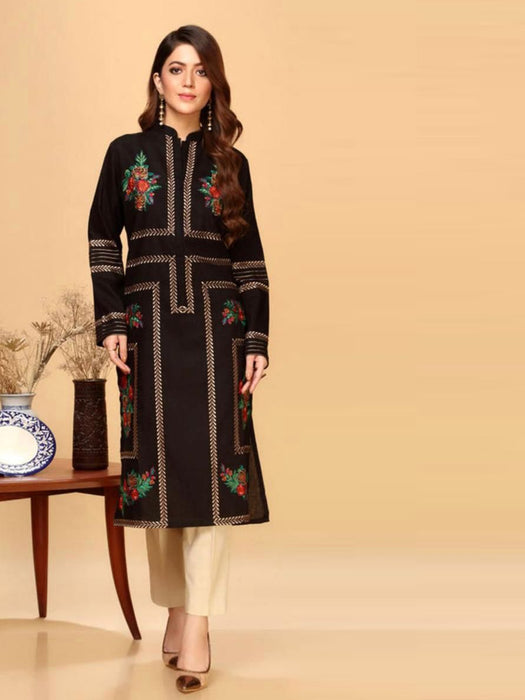 Assorted, Unstitched 2 Piece Lawn Embroidered Suit-BR468