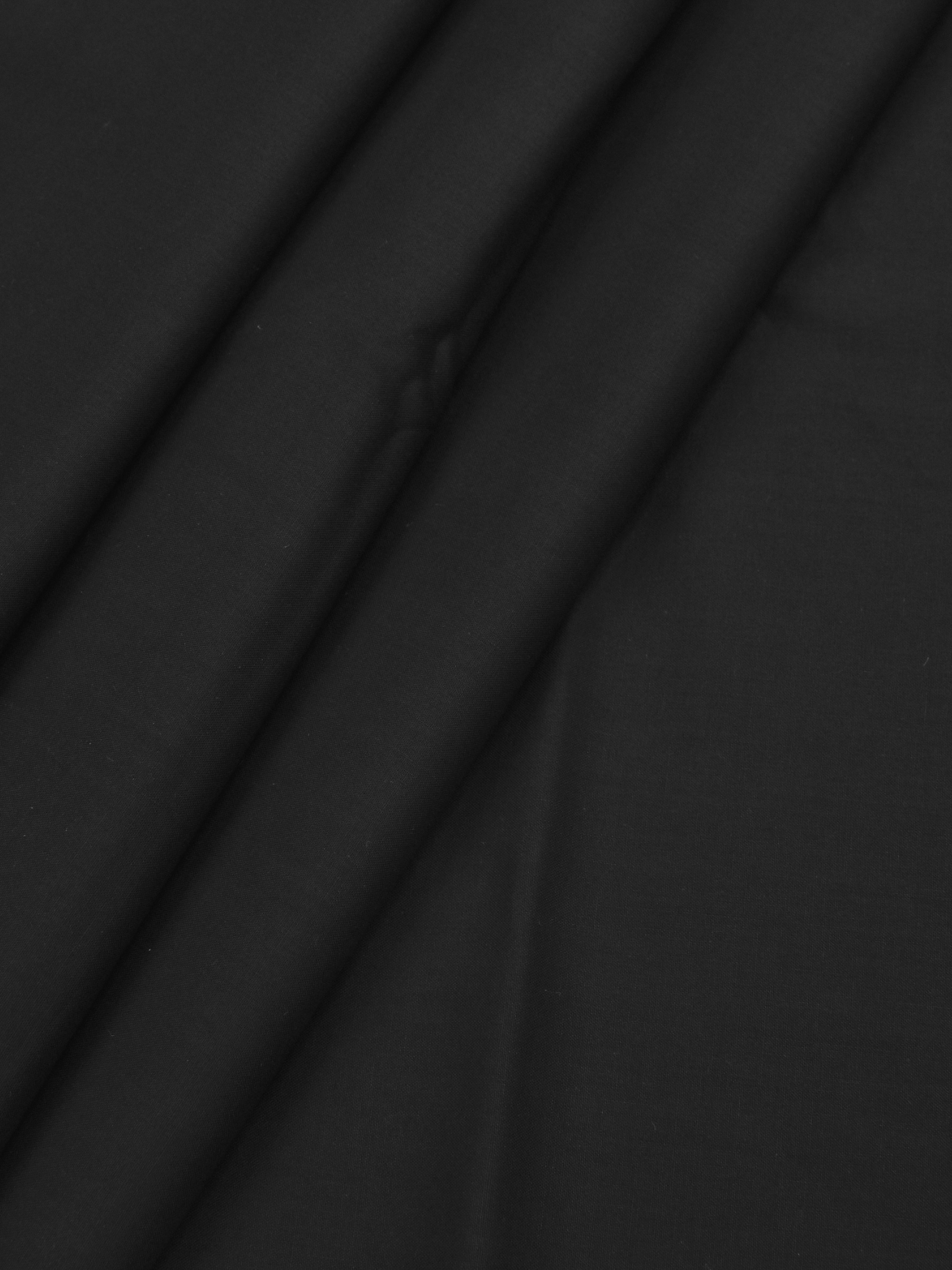 Unstitched Cotton Suit For Men-Black-AN4003