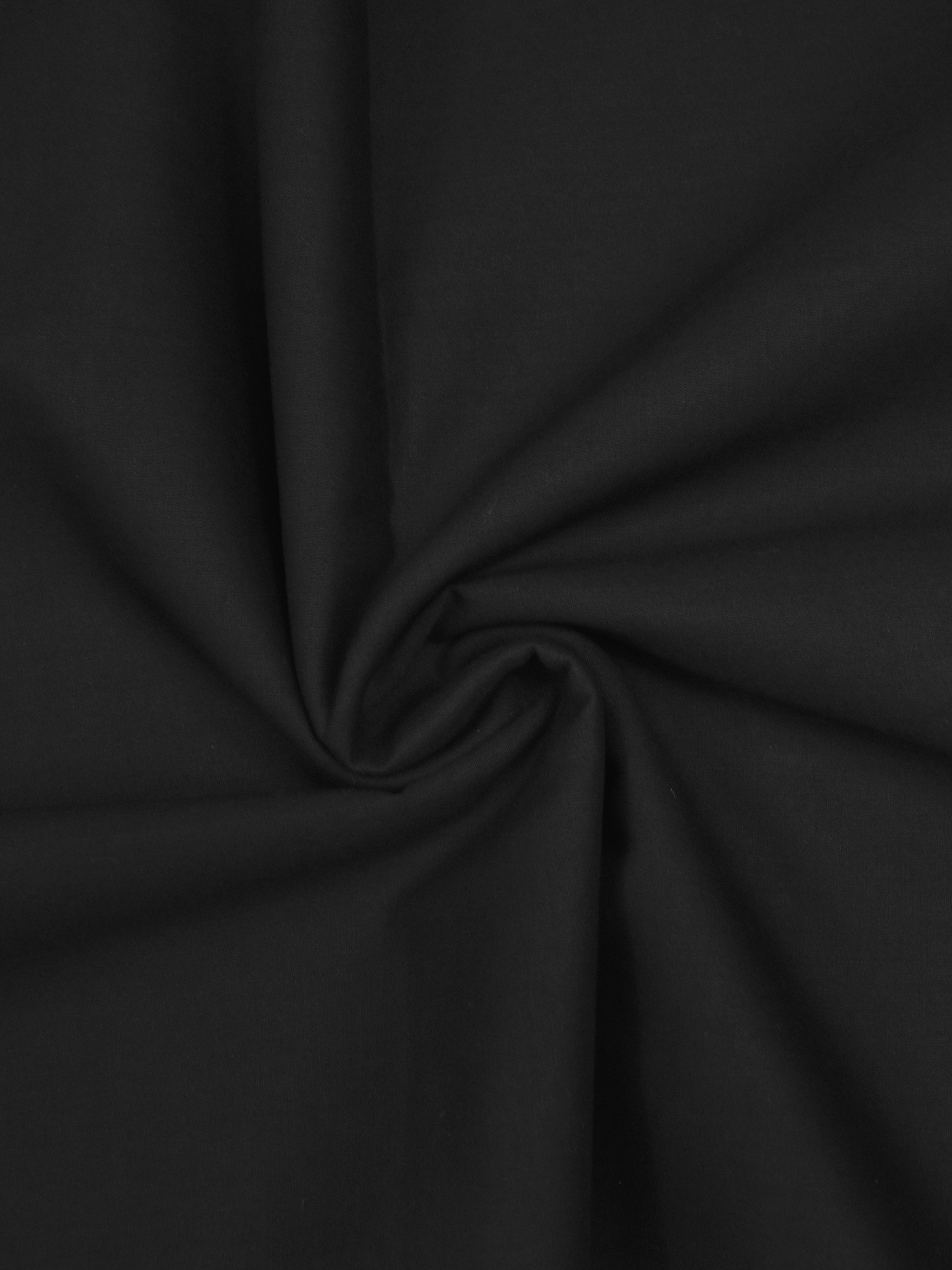 Unstitched Cotton Suit For Men-Black-AN4003