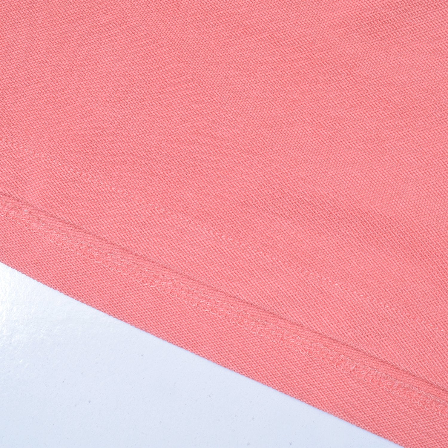 US Polo Muscle Fit Stylish Fashion Shirt For Men-Light Pink With Prussian Blue Panel-BE14694