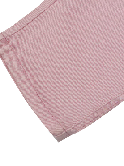 Wear With Love Denim Short For Ladies-Pink-F243